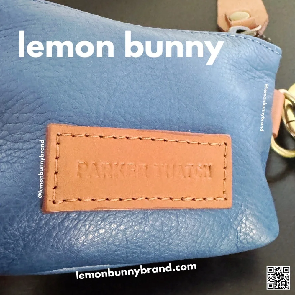 Parker Thatch Baby Buddy in Leather Blue New NWOT - Picture 11 of 15